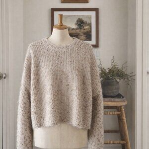 Gentle Fawn Ladies Medium Soft Knit Sweater with Gold Flecks